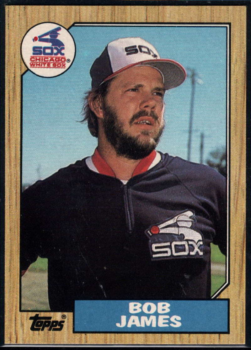 1987 Topps #342 Bob James White Sox Image 1