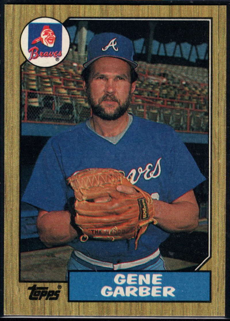 1987 Topps #351 Gene Garber Braves Image 1