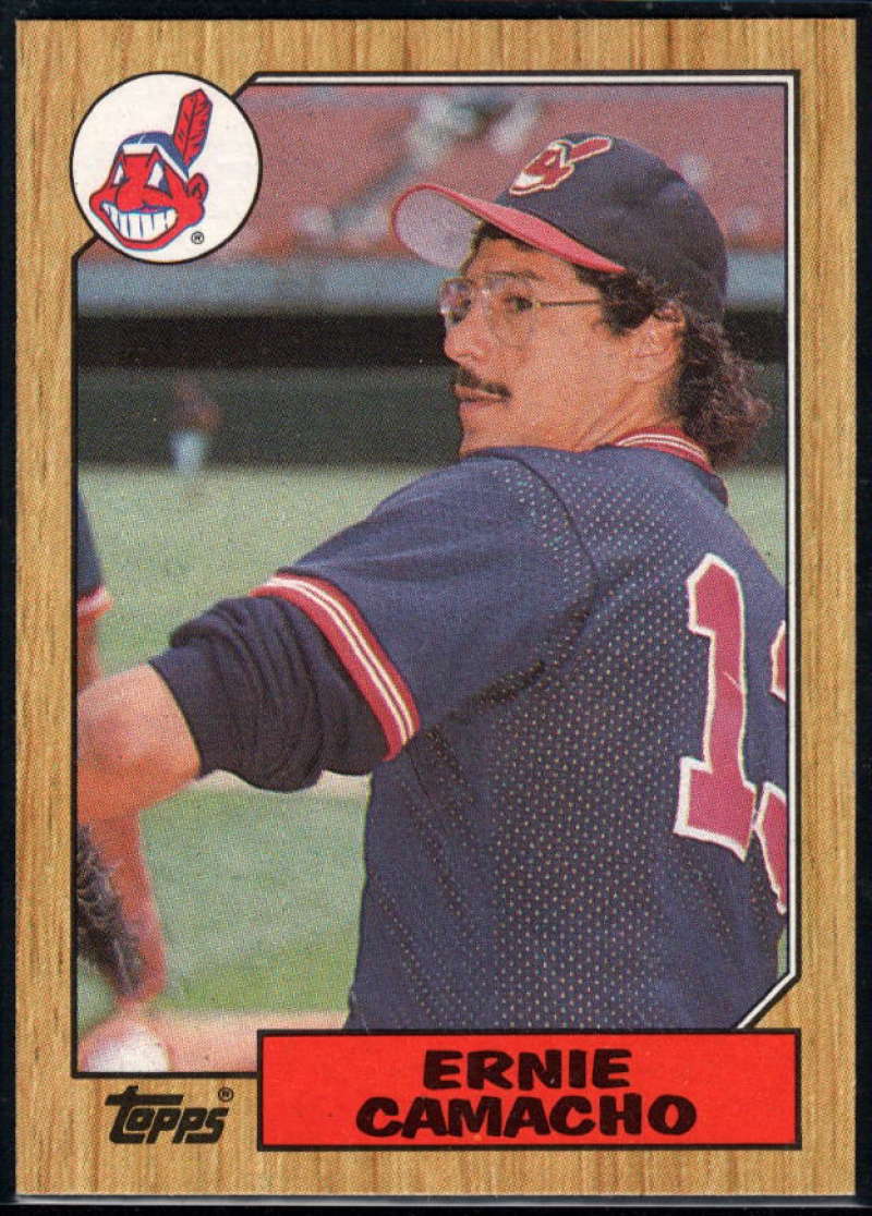1987 Topps #353 Ernie Camacho Indians Image 1