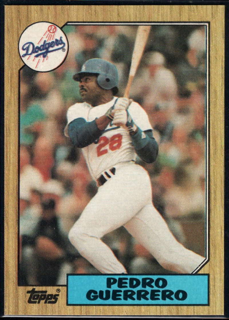 1987 Topps #360 Pedro Guerrero Dodgers Image 1