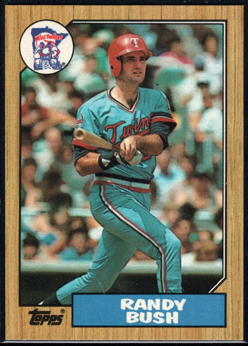 1987 Topps #364 Randy Bush Twins Image 1