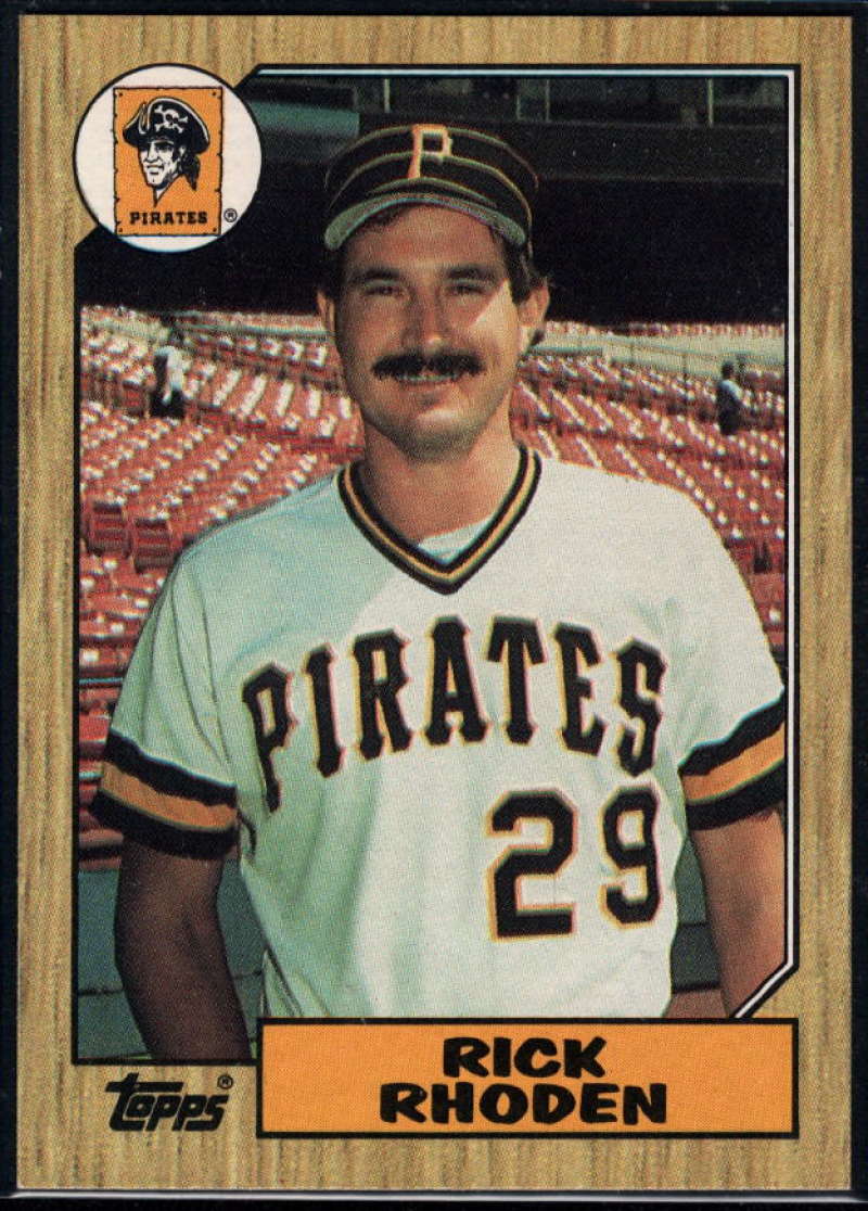 1987 Topps #365 Rick Rhoden Pirates Image 1