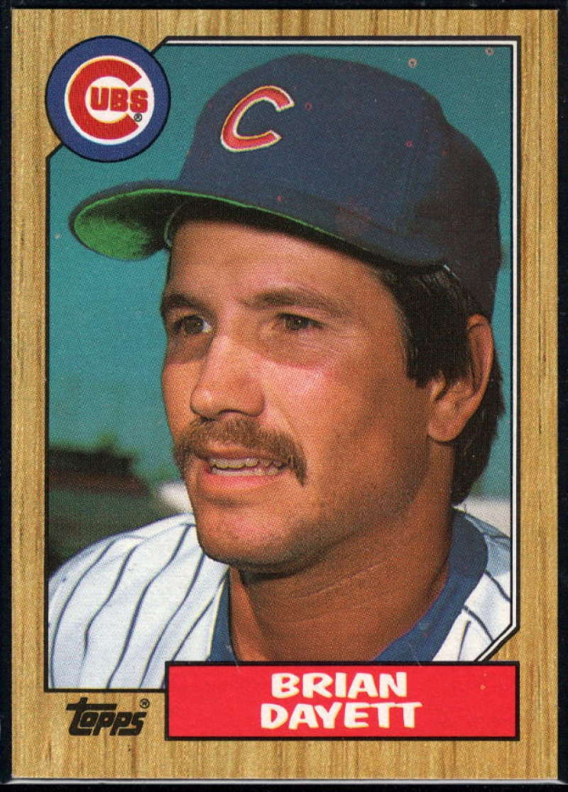 1987 Topps #369 Brian Dayett Cubs Image 1