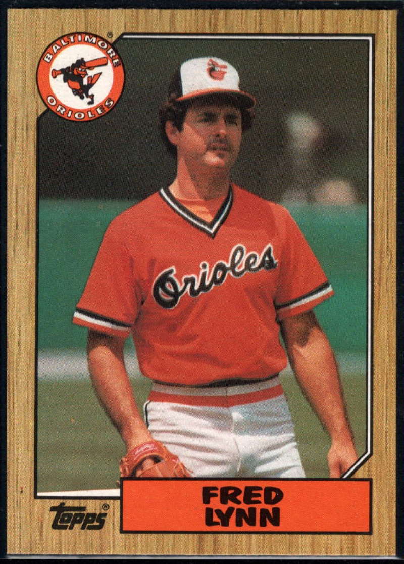 1987 Topps #370 Fred Lynn Orioles Image 1