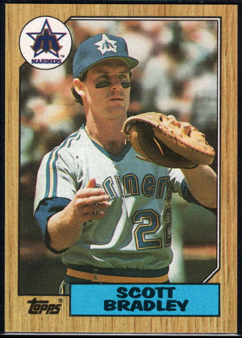 1987 Topps #376 Scott Bradley Mariners Image 1