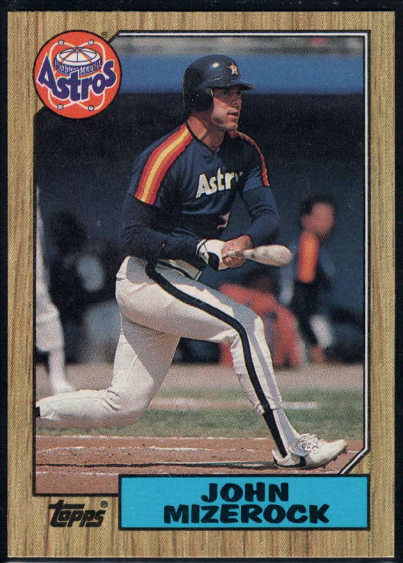 1987 Topps #408 John Mizerock Astros Image 1