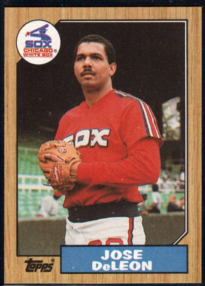 1987 Topps #421 Jose DeLeon White Sox Image 1