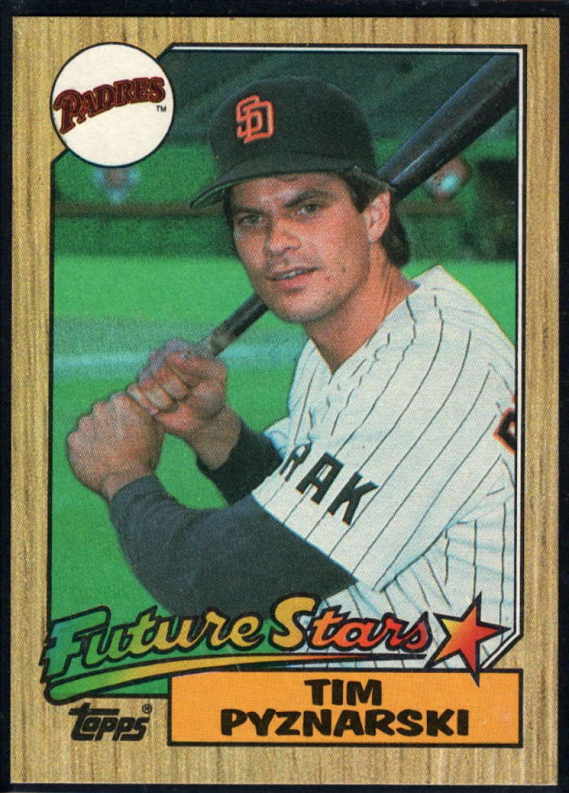 1987 Topps #429 Tim Pyznarski RC Rookie Padres FS Image 1
