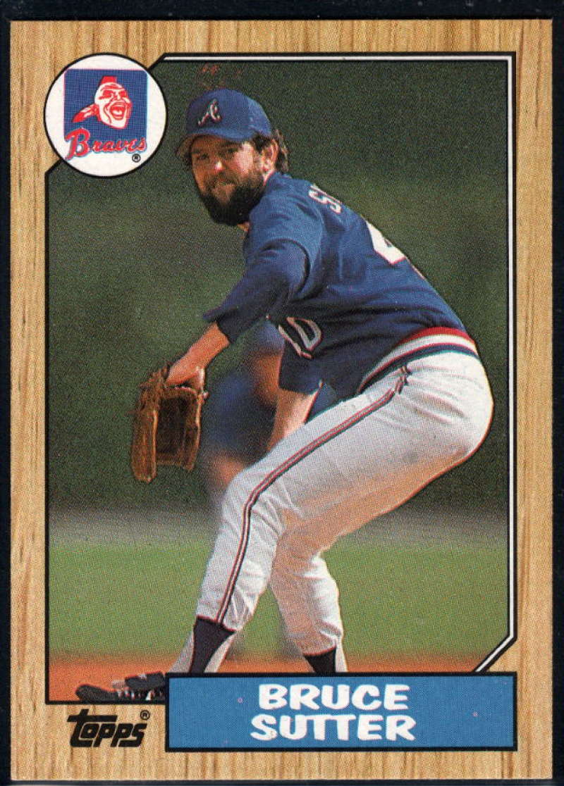 1987 Topps #435 Bruce Sutter Braves Image 1