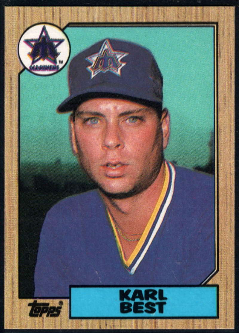 1987 Topps #439 Karl Best Mariners Image 1