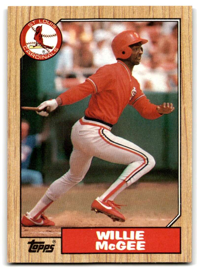 1987 Topps #440 Willie McGee Cardinals Image 1