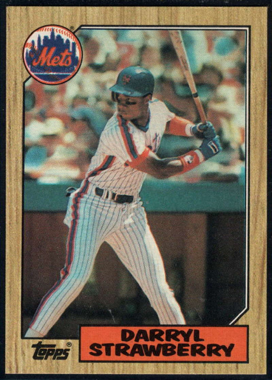 1987 Topps #460 Darryl Strawberry Mets