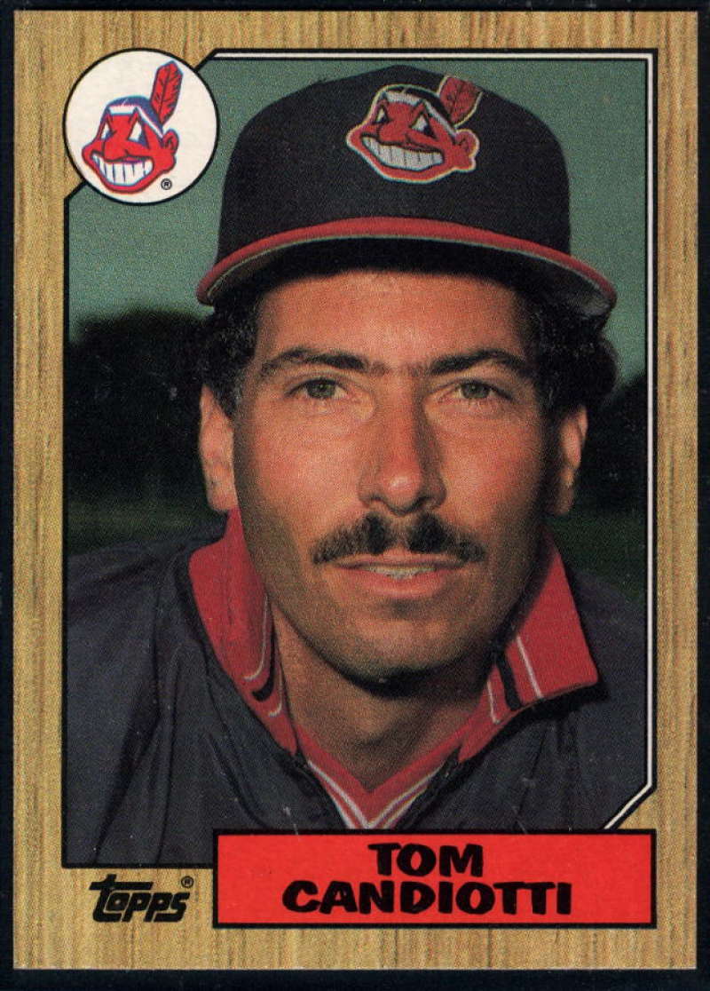 1987 Topps #463 Tom Candiotti Indians Image 1