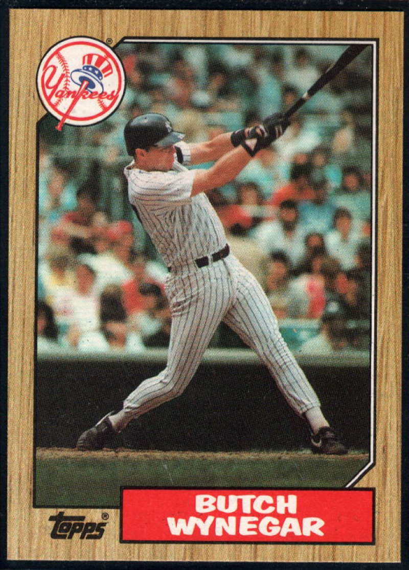 1987 Topps #464 Butch Wynegar Yankees Image 1