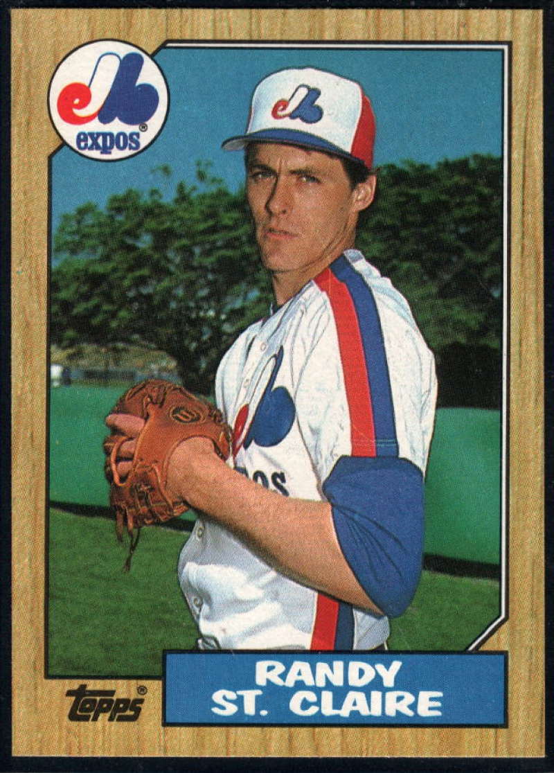 1987 Topps #467 Randy St. Claire Expos Image 1