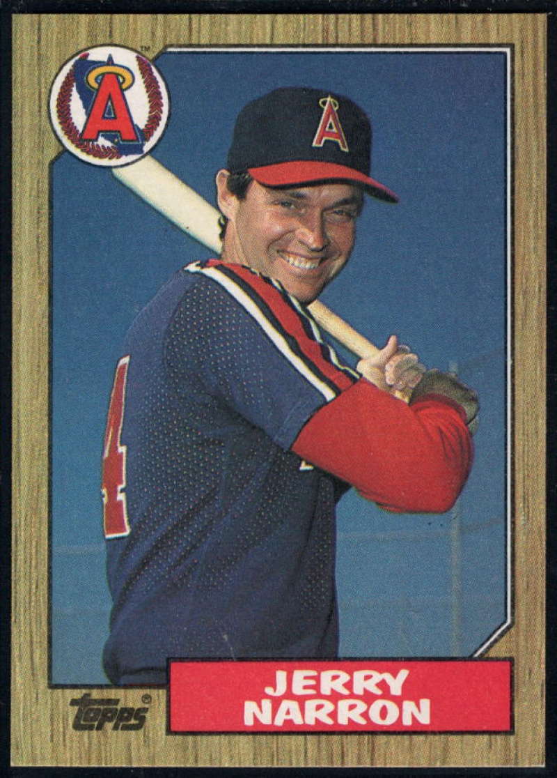 1987 Topps #474 Jerry Narron Angels Image 1