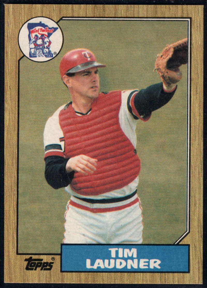 1987 Topps #478 Tim Laudner Twins Image 1