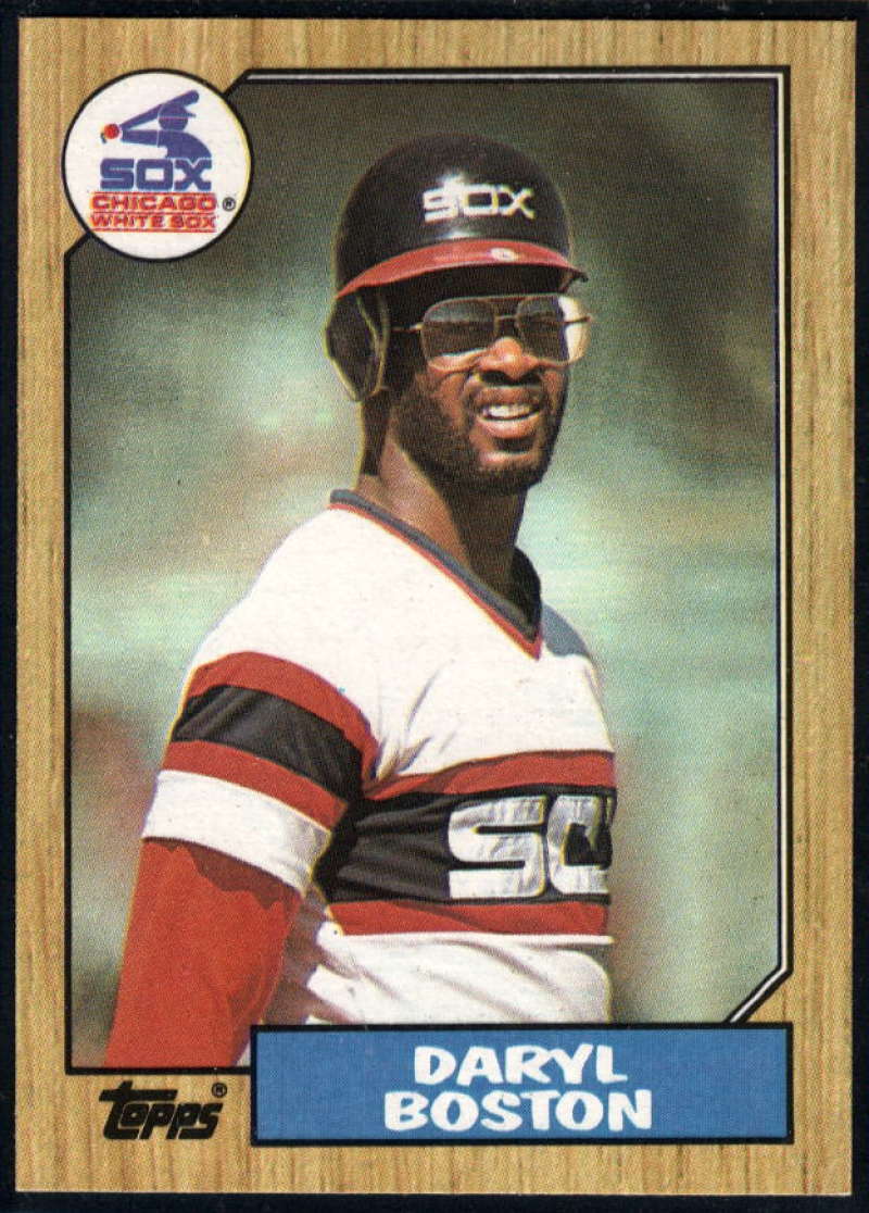 1987 Topps #482 Daryl Boston White Sox Image 1