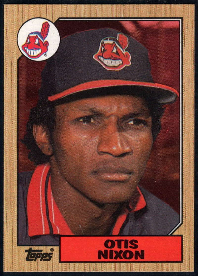 1987 Topps #486 Otis Nixon Indians Image 1