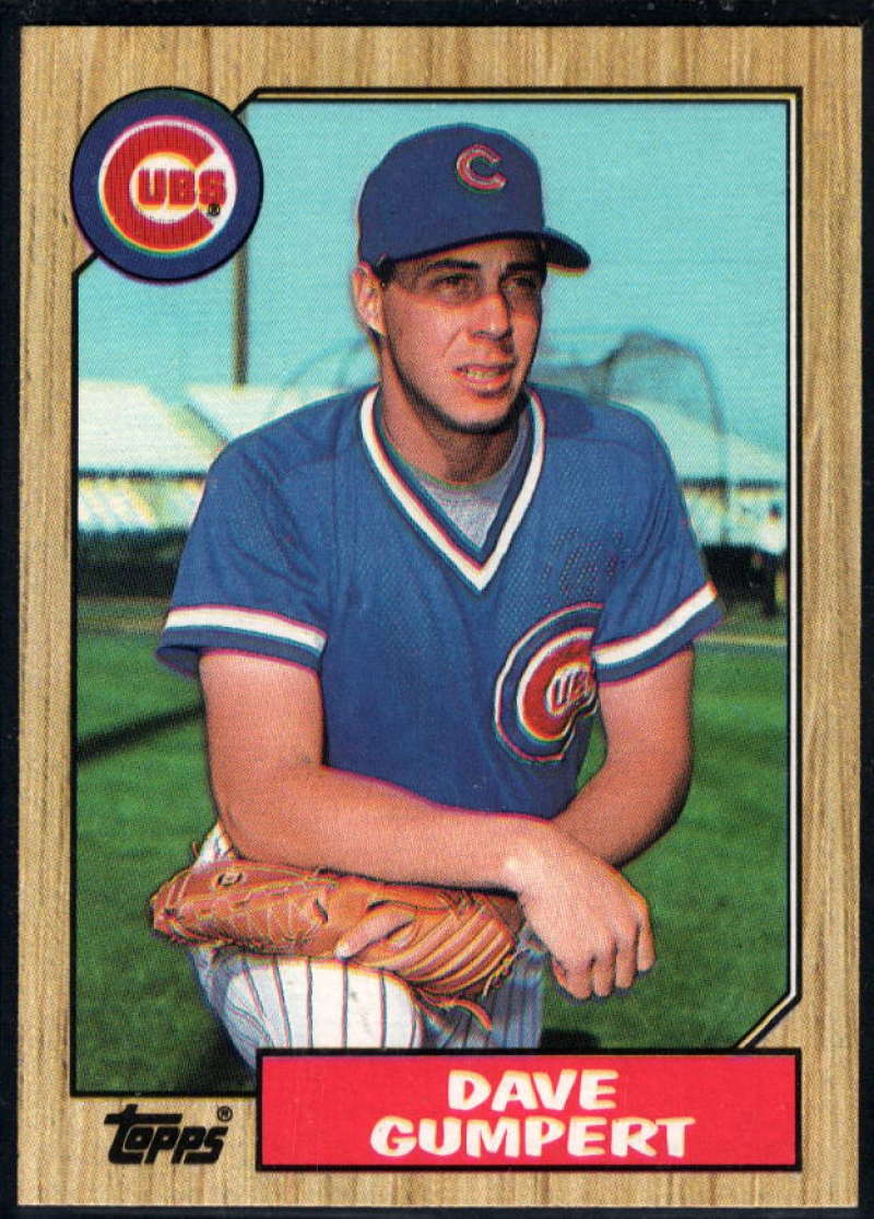 1987 Topps #487 Dave Gumpert Cubs Image 1