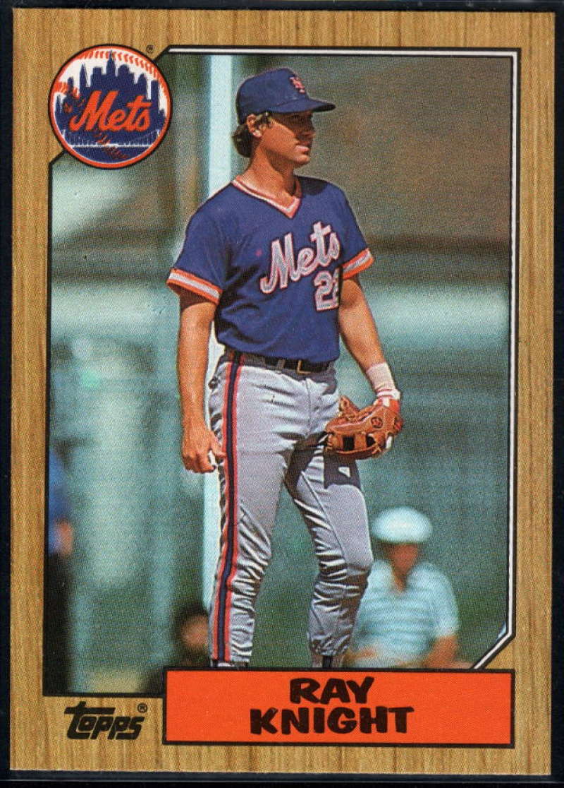 1987 Topps #488 Ray Knight Mets Image 1