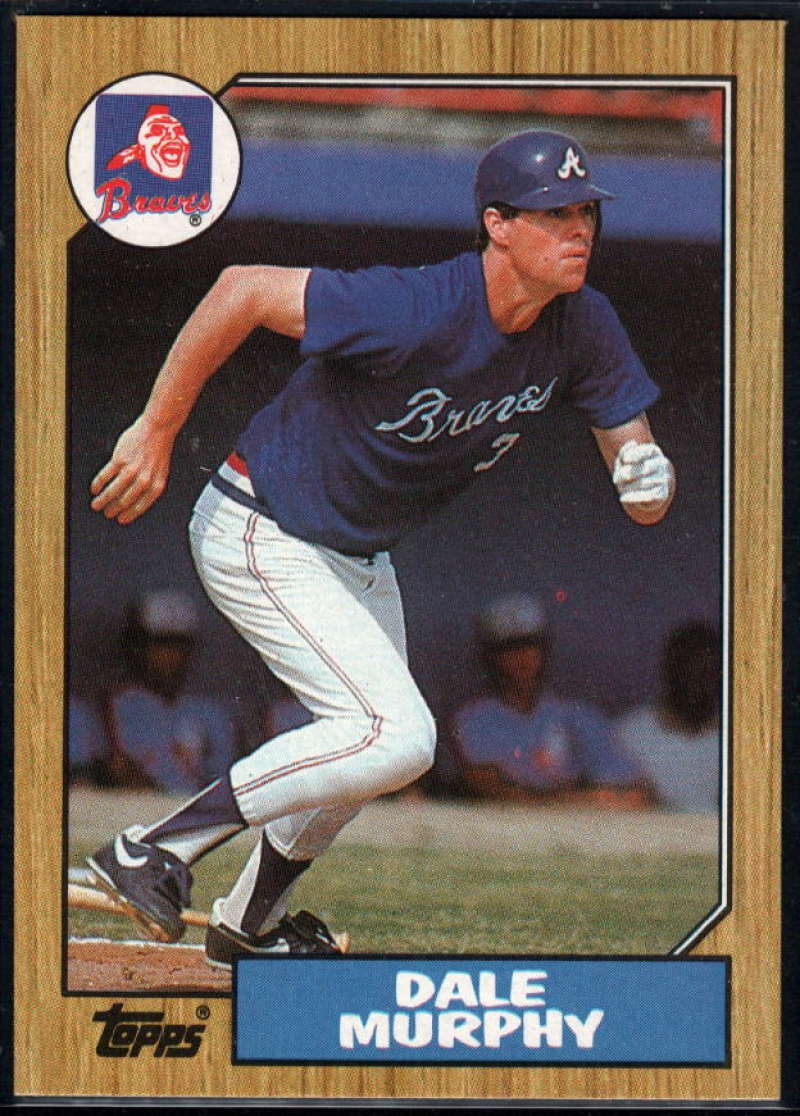 1987 Topps #490 Dale Murphy Braves Image 1