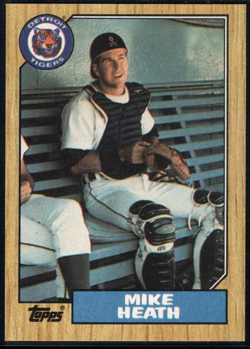 1987 Topps #492 Mike Heath Tigers Image 1