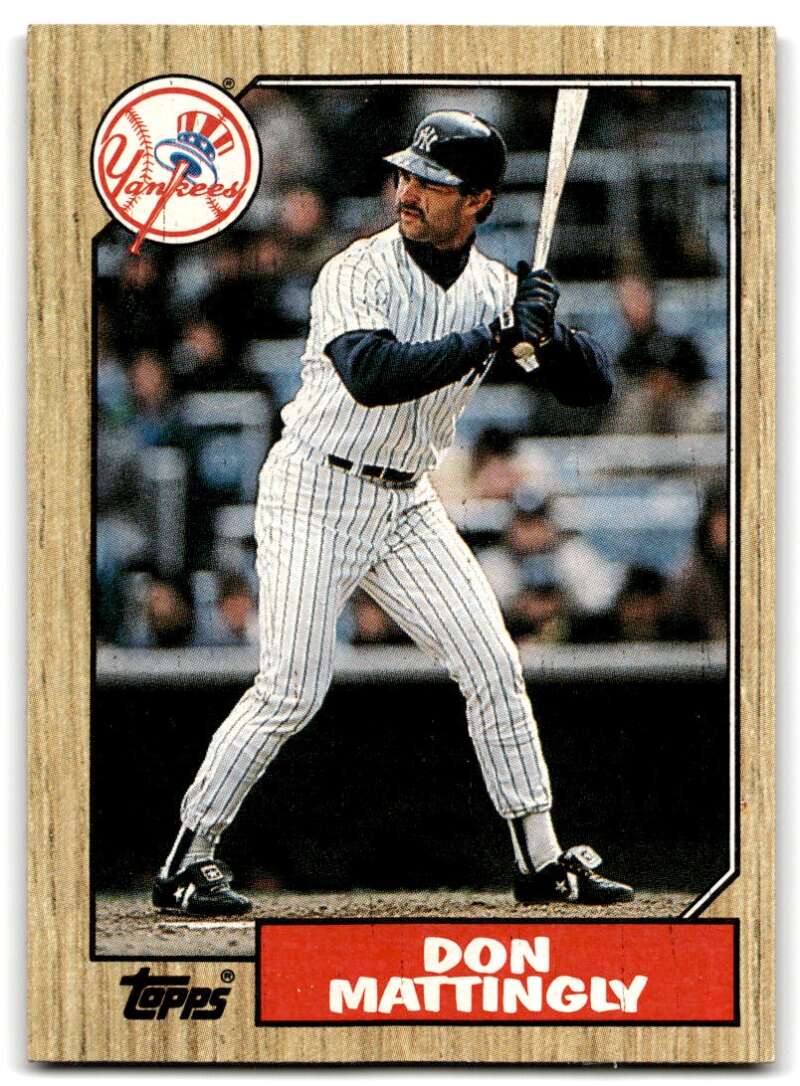 1987 Topps #500 Don Mattingly Yankees Image 1