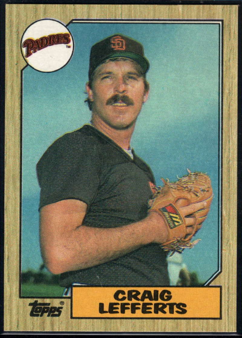 1987 Topps #501 Craig Lefferts Padres Image 1