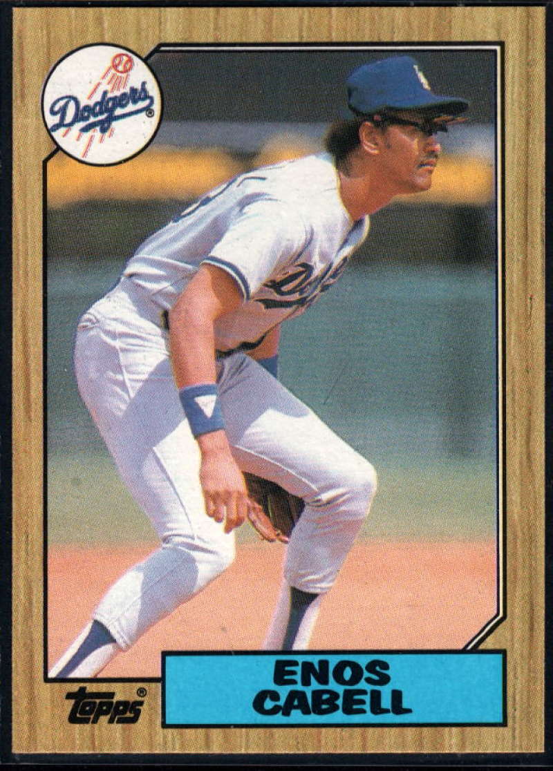 1987 Topps #509 Enos Cabell Dodgers Image 1