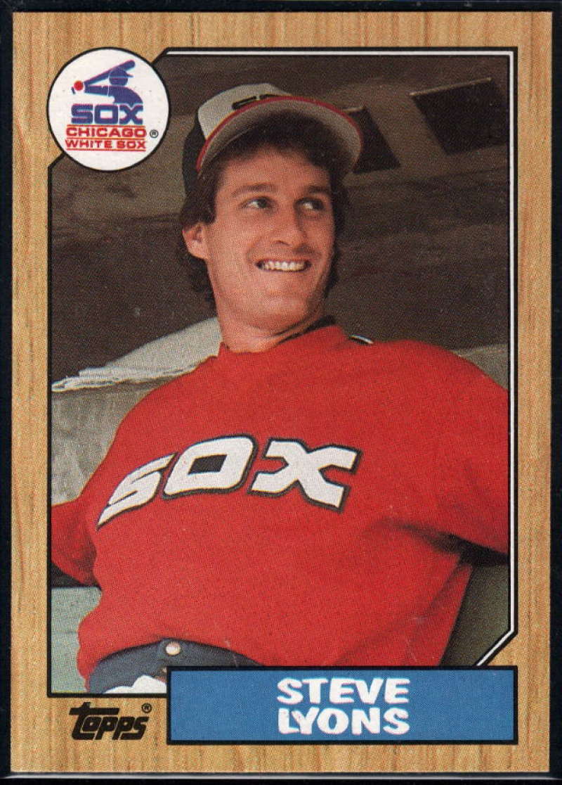 1987 Topps #511 Steve Lyons White Sox Image 1