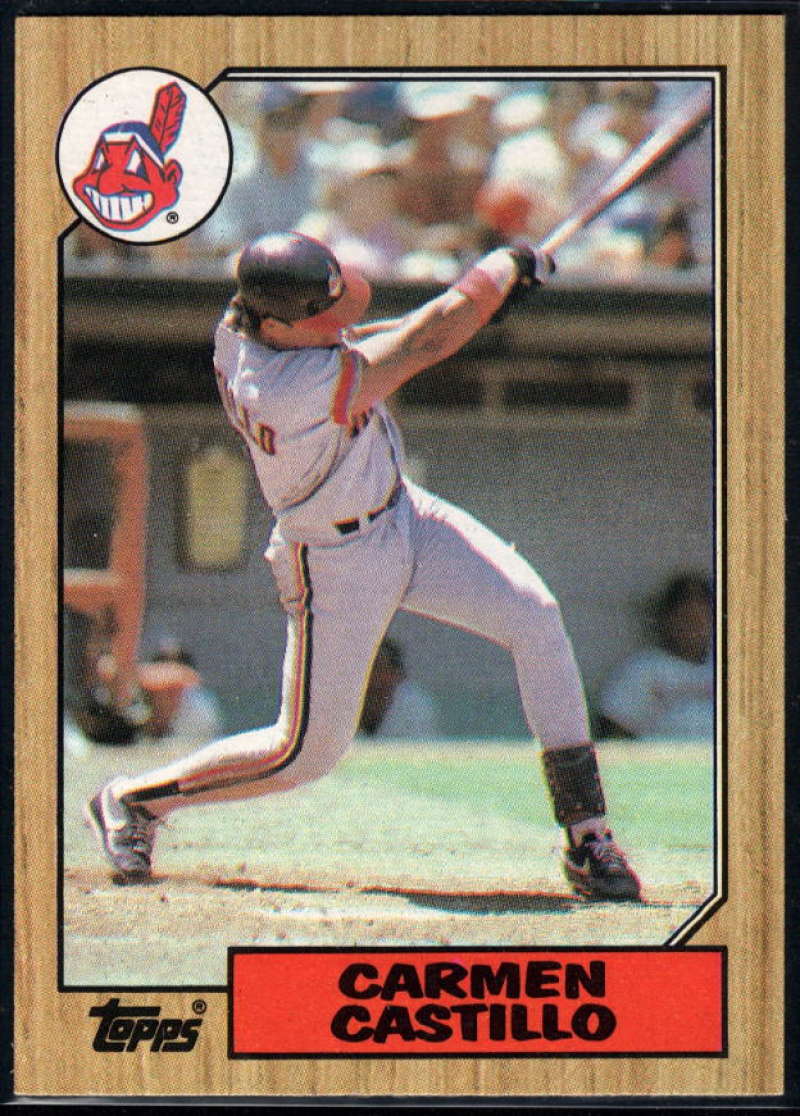 1987 Topps #513 Carmen Castillo Indians Image 1