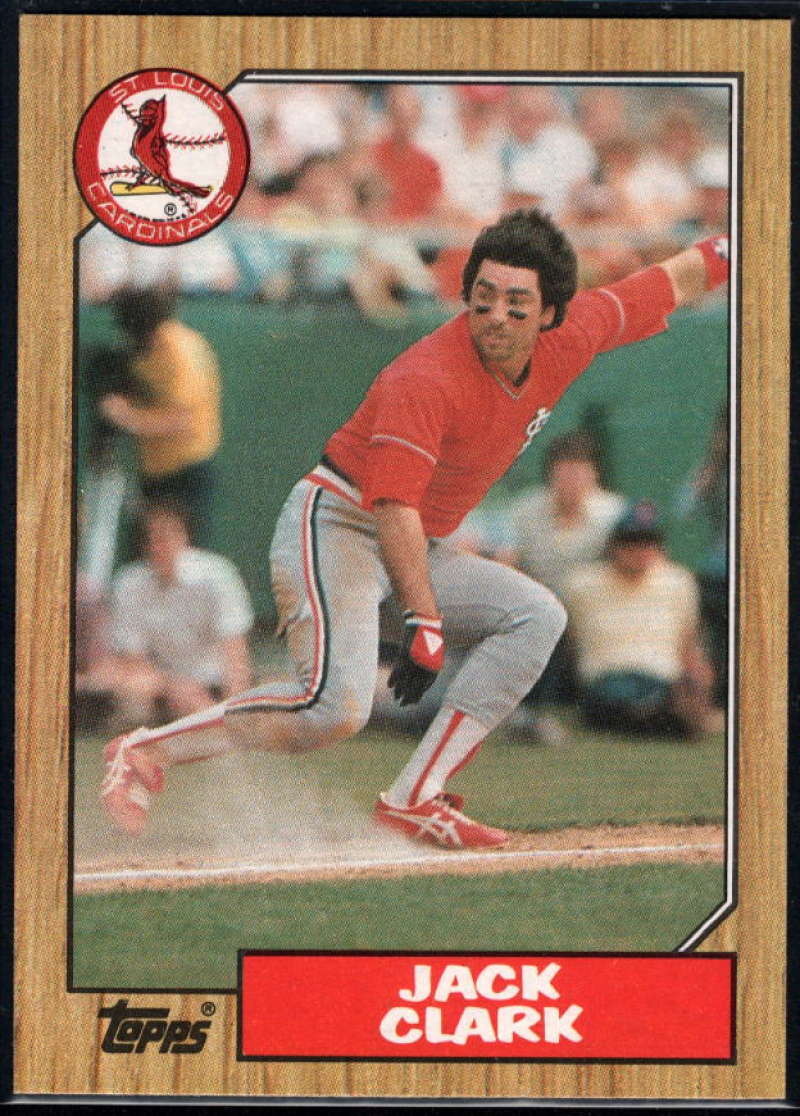 1987 Topps #520 Jack Clark Cardinals Image 1