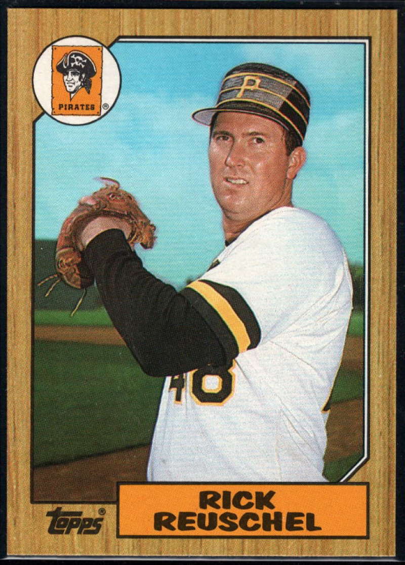 1987 Topps #521 Rick Reuschel Pirates Image 1