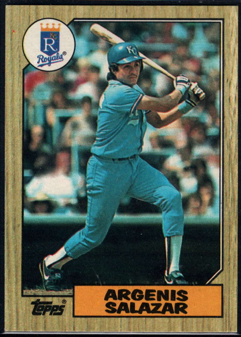 1987 Topps #533 Angel Salazar Royals Image 1