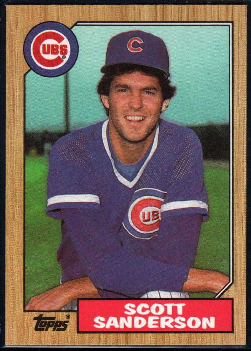 1987 Topps #534 Scott Sanderson Cubs Image 1