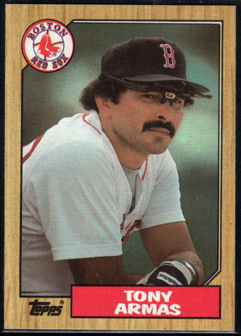 1987 Topps #535 Tony Armas Red Sox Image 1