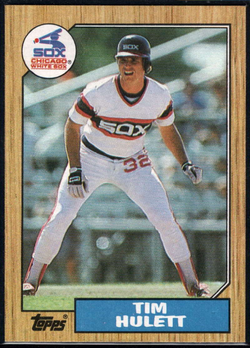 1987 Topps #566 Tim Hulett White Sox Image 1