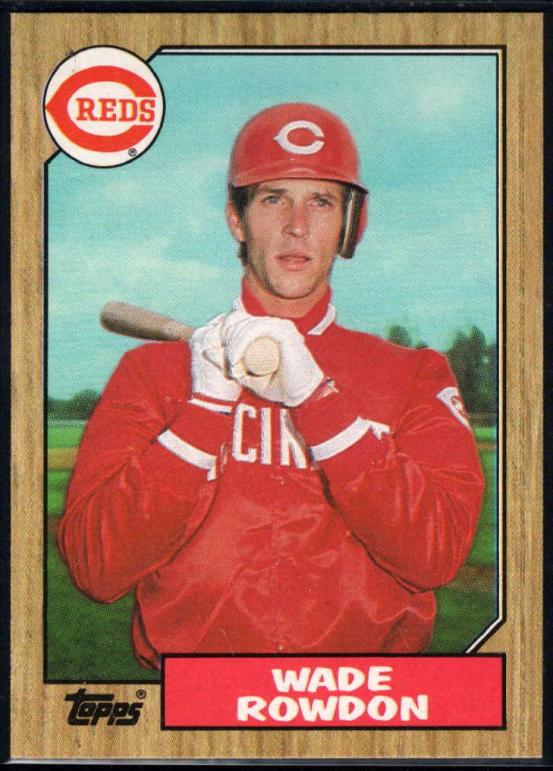 1987 Topps #569 Wade Rowdon Reds Image 1