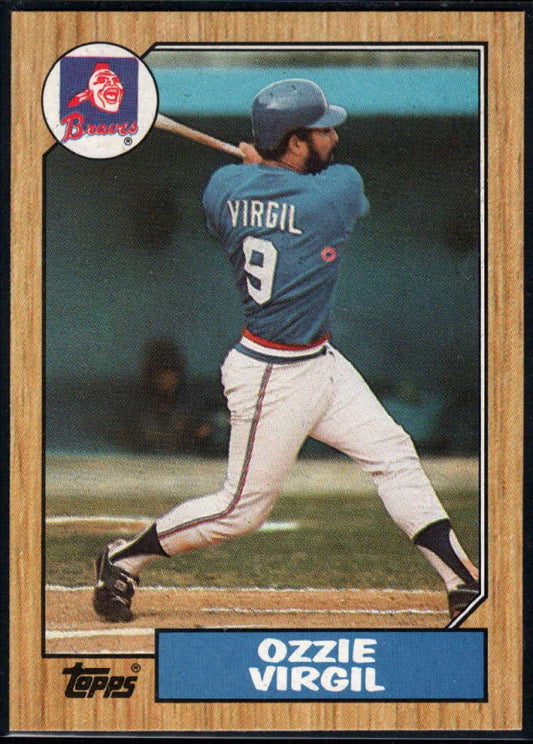 1987 Topps #571 Ozzie Virgil Braves