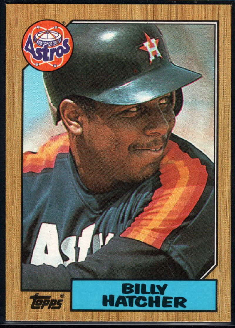 1987 Topps #578 Billy Hatcher Astros Image 1