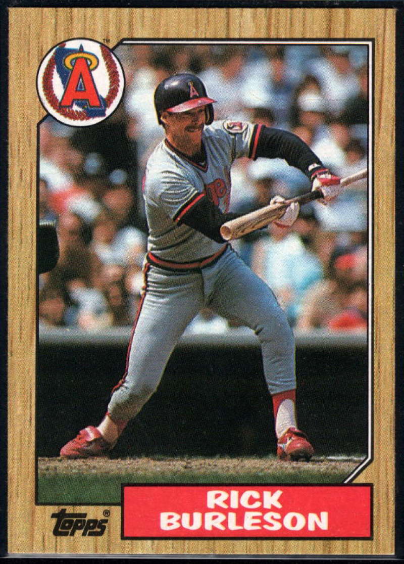 1987 Topps #579 Rick Burleson Angels Image 1