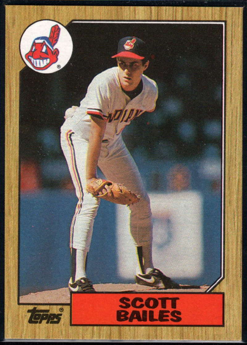 1987 Topps #585 Scott Bailes RC Rookie Indians Image 1