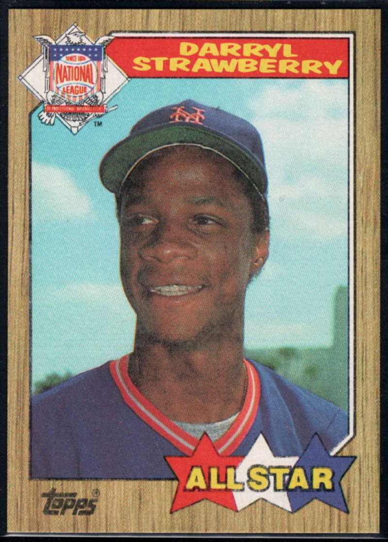 1987 Topps #601 Darryl Strawberry Mets AS Image 1