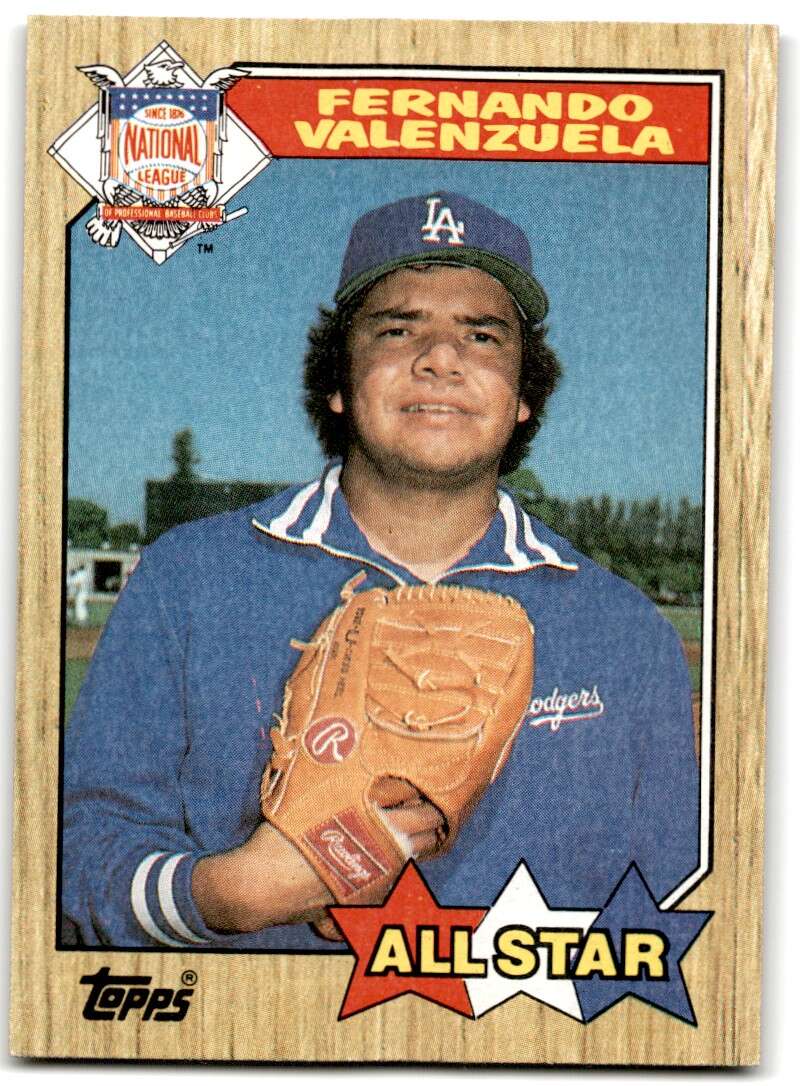 1987 Topps #604 Fernando Valenzuela Dodgers AS Image 1
