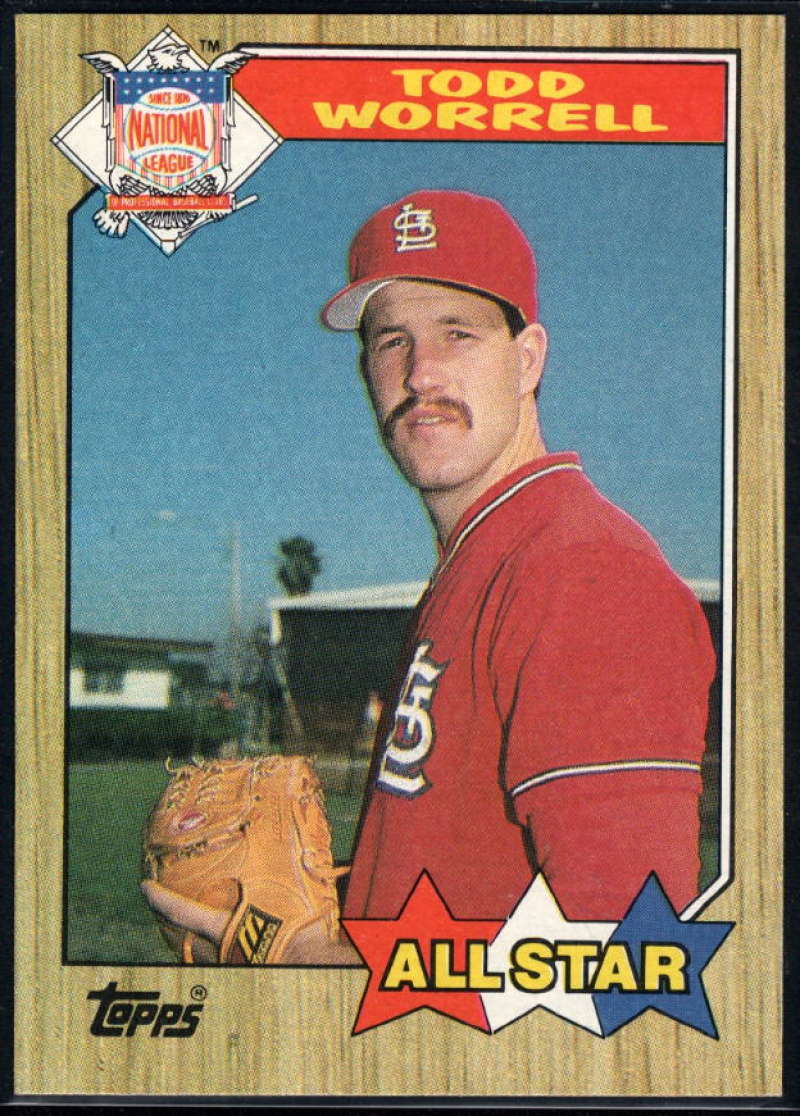 1987 Topps #605 Todd Worrell Cardinals AS Image 1