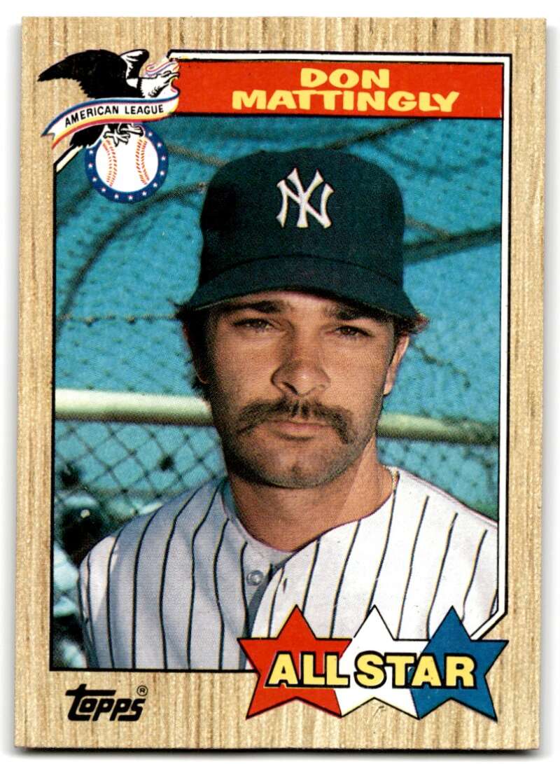 1987 Topps #606 Don Mattingly Yankees AS Image 1