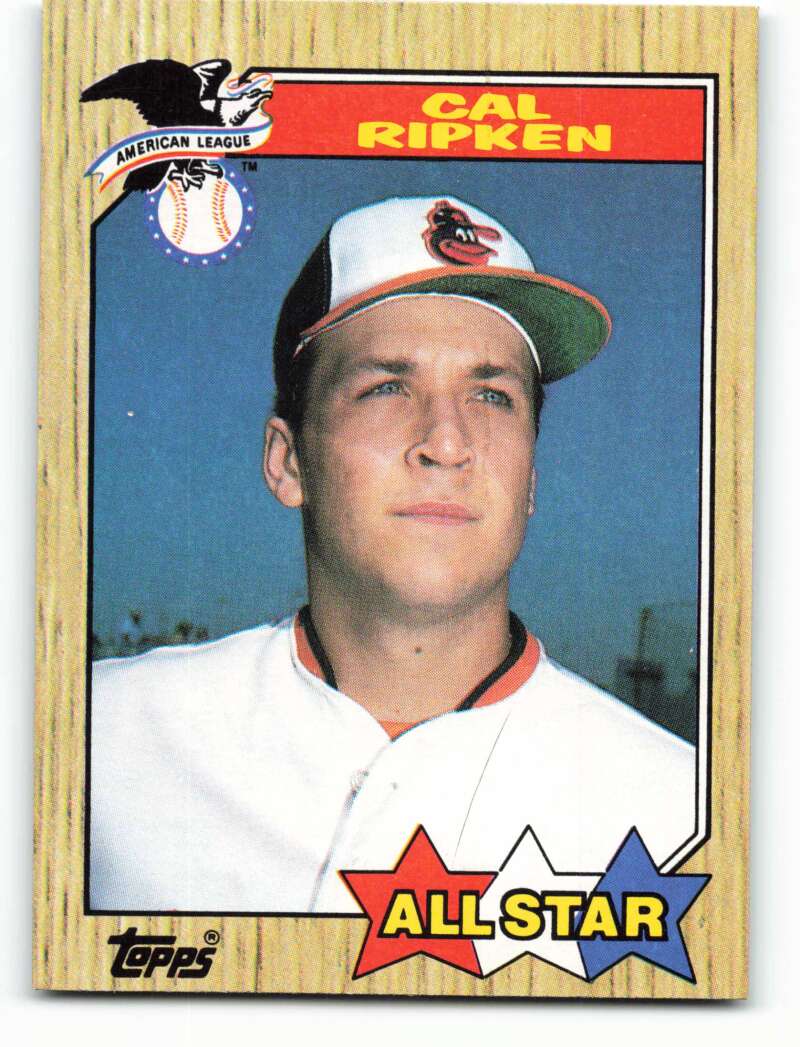 1987 Topps #609 Cal Ripken Jr. Orioles AS Image 1