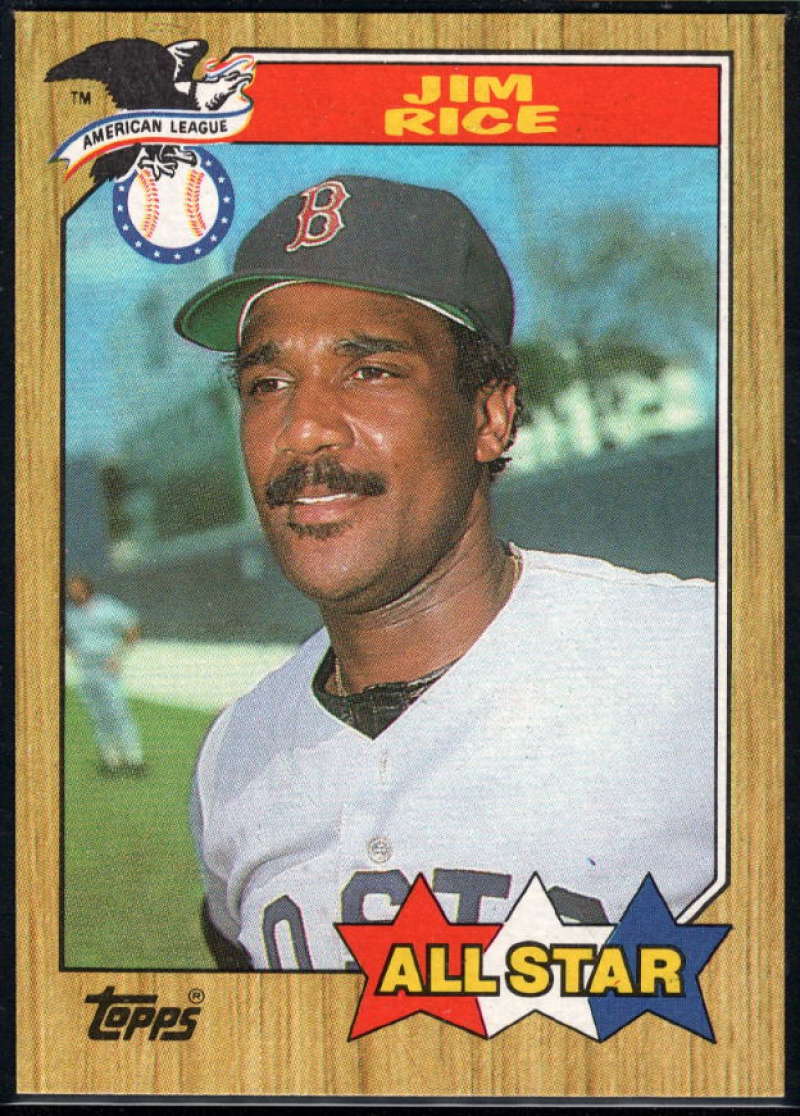 1987 Topps #610 Jim Rice Red Sox AS Image 1