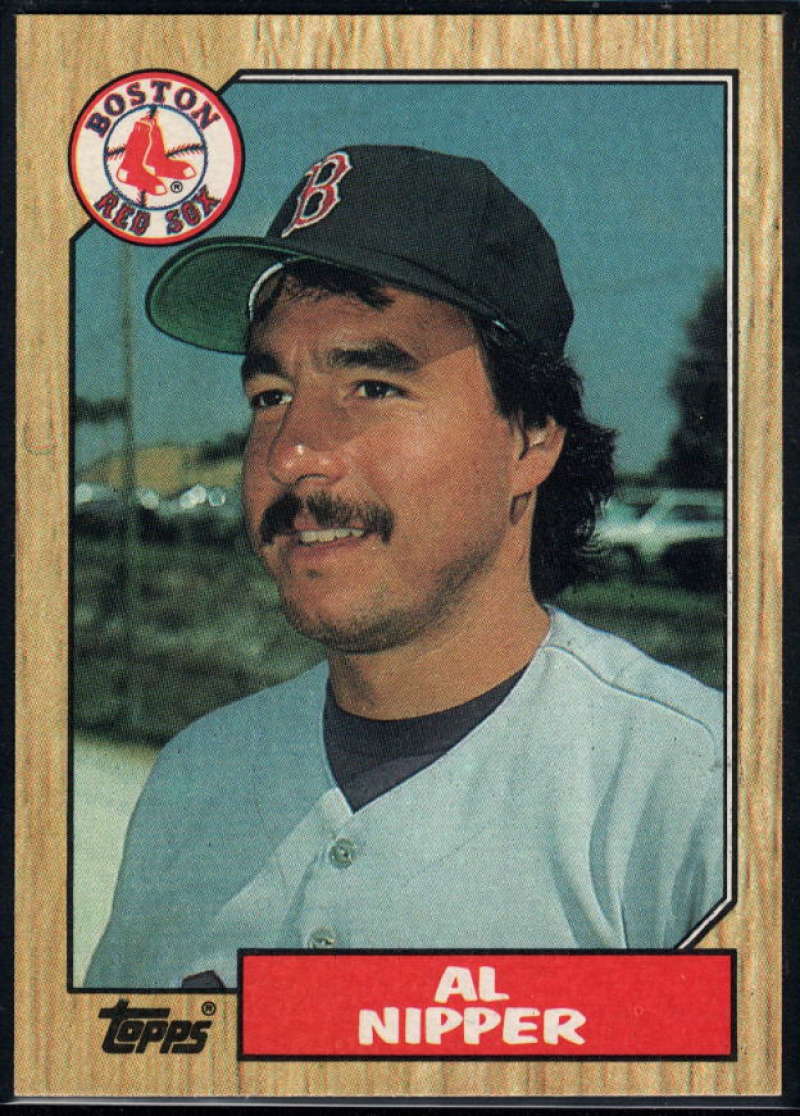 1987 Topps #617 Al Nipper Red Sox Image 1